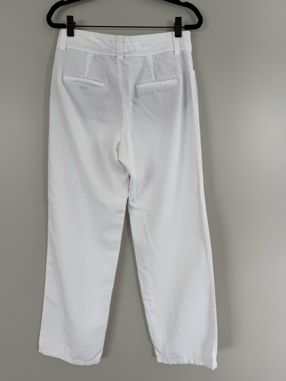 Crisp White wide leg pant